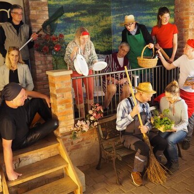 Mitglieder der Theatergruppe des SV Viktoria Oldendorf