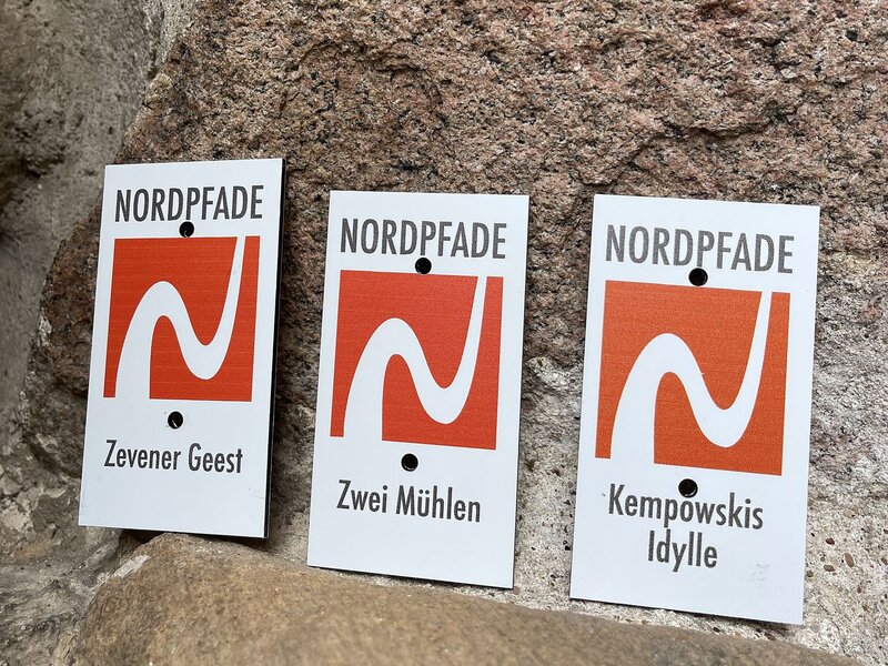 Plaketten Nordpfade