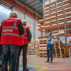 Heeslinger Landmaschinenschau: GRANIT PARTS Logistikführungen