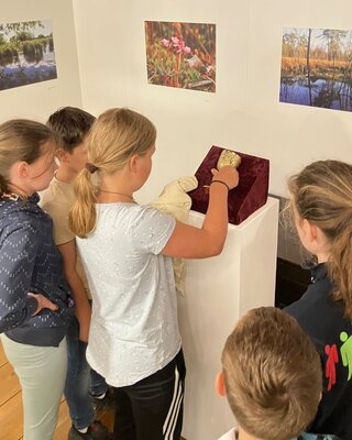 Kinder im Museum