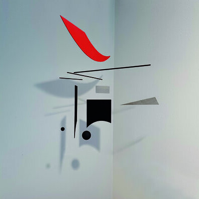 „Japan“, Mobile, Ausstellung Bewegte Objekte von Günter Haverkamp 